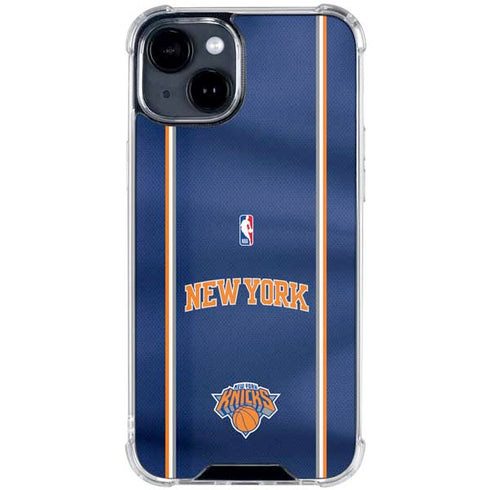 NBA New York Knicks Jersey iPhone 14 Clear Case